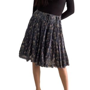 American eagle floral midi circle skirt